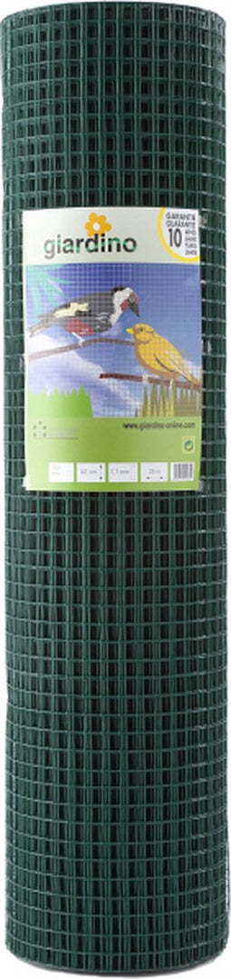 Giardino - Gelast gaas geplastificeerd 19 x 1.1mm 101cm x 5m ral 60...