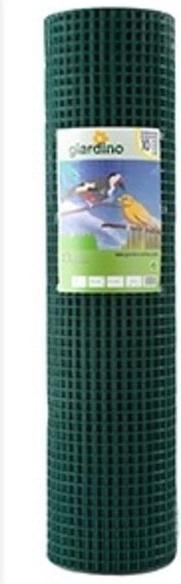 Giardino - Gelast gaas geplastificeerd groen mazen 1.3 x 1.3 cm