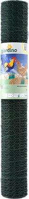 Giardino - Zeskant gepl. 25x1.0mm x 50cm x 2.5m ral 6005 groen
