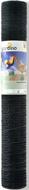 Giardino - Zeskant geplastificeerd gaas 25 x 1.0mm 50cm x 5m groen