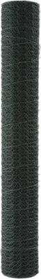 Giardino - Zeskant geplastificeerd gaas 25 x 1.0mm 50cm x 5m groen