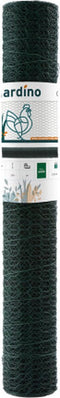 Giardino - Zeskant geplastificeerd gaas 25 x 1.0mm 50cm x 5m groen
