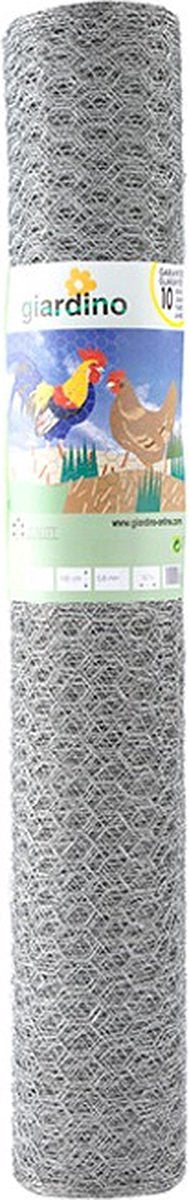 Giardino - Zeskant verz. 25x0.8mm x 50cm x 2.5m