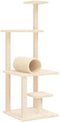 vidaXL - Kattenmeubel - met - sisal - krabpalen - 136 - cm - donkergrijs