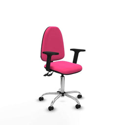 Piqueras y Crespo B2D05RF - Bureaustoel - Verstelbare hoogte met armleuning - Roze