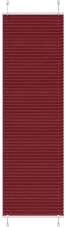 vidaXL - Plissé - rolgordijn - 55x200 - cm - stofbreedte - 54,4 - cm - bordeauxrood