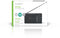 Nedis RDFM1200BK - Draagbare noodradio - AM/FM ontvangst - Zwart