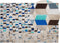GIDIRLI - Patchwork vloerkleed - Crème - 140 x 200 cm - Leer