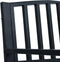 vidaXL - Tuinbank - 120 - cm - staal - zwart