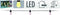 Pro Garden - Feestverlichting LED - 20 Spots 120 cm - Zwart