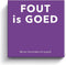 Gift Game : Fout is Goed