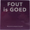 Gift Game : Fout is Goed
