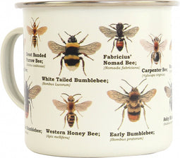 Gift Republic Bij Emaille Mok