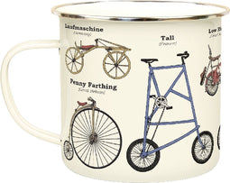 Gift Republic Bikes - Emaille Mok