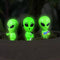 Gift Republic Bloempot Decoratie - Aliens (set van 4)