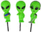 Gift Republic Bloempot Decoratie - Aliens (set van 4)