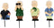 Gift Republic Bloempot Decoratie - Attenborough Explorers (set van 4)