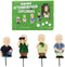 Gift Republic Bloempot Decoratie - Attenborough Explorers (set van 4)