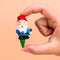 Gift Republic Bloempot Decoratie - Mini Tuinkabouters (set van 4)