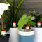 Gift Republic Bloempot Decoratie - Ondeugende Kabouters (set van 4)