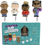Gift Republic Bloempot Decoratie - Rap / Hiphop Legendes (set van 4)