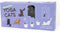 Gift Republic Bloempot Decoratie - Yoga Katten (set van 4)