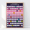 Gift Republic Bucketlist Scratch Poster - 100 80's Films