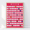 Gift Republic Bucketlist Scratch Poster - 100 Dates to Go On