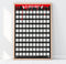 Gift Republic Bucketlist Scratch Poster - 100 Horror Films