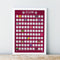 Gift Republic Bucketlist Scratch Poster - 100 Muziek Albums