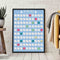 Gift Republic Bucketlist Scratch Poster - 100 Yoga Posities