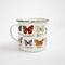 Gift Republic Butterflies - Emaille Mok