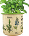 Gift Republic Emaille Bloempot - Kruiden