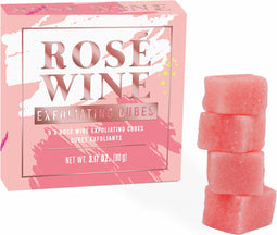 Gift Republic Exfoliation Cubes Rose Wine - Gift Republic Scrub Kubussen Rosé Wijn