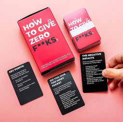 Gift Republic How To Give Zero F**ks Kaarten