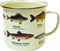 Gift Republic Multi Fish - Emaille Mok