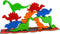 Gift Republic Stackosaurus - balansspel
