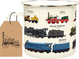 Gift Republic Trein - Emaille Mok