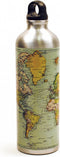 Gift Republic Waterfles - Wereldkaart