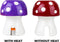 Gift Republic Waxmelt Was Brander - Paddestoel