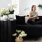Gift set Scandic white | Plantenset met witte Phalaenopsis Orchidee en Succulenten incl. keramieken sierpotten -