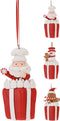 Gift With Xmas Figurines Hangd