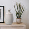 Giftdecor Bloemenvaas Antique Athena - misty grijs - keramiek - 27 x 48 cm - Klassieke design vaas met historisch en modern karakter