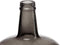 Giftdecor - Bloemenvaas - fles - glas - grijs transparant - 22 x 39 cm
