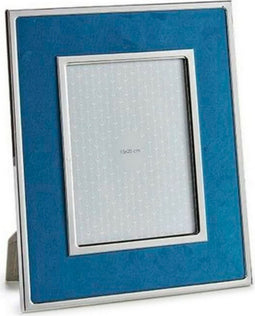 Giftdecor Fotolijst 20 X 15 Cm Suéde/aluminium Marineblauw