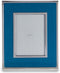 Giftdecor Fotolijst 20 X 15 Cm Suéde/aluminium Marineblauw