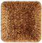 Giftdecor Opbergmandje/Broodmandje - gevlochten riet - naturel kleur - 26 x 26 x 8 cm - serveermandje