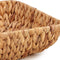 Giftdecor Opbergmandje/Broodmandje - gevlochten riet - naturel kleur - 26 x 26 x 8 cm - serveermandje