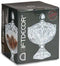 Giftdecor - Snoeppot/koek/bonbons - Deco glas - Op voet - 16 x 24 cm