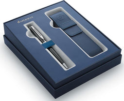 GIFTING20 EXPERT BLACK CT BP MBLUE + PU PEN POUCH